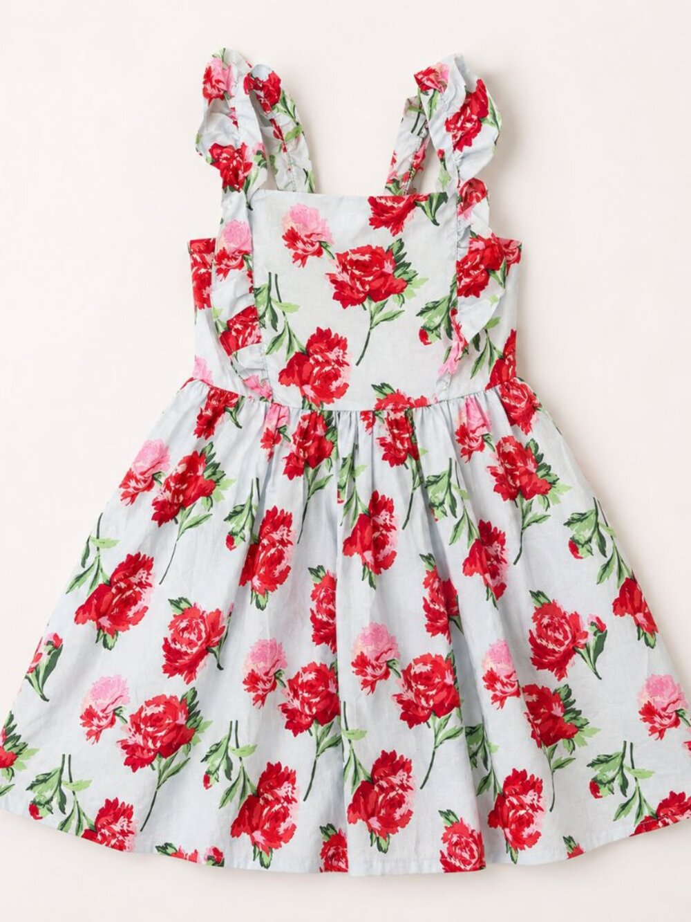 Janie and Jack Girls 8 Floral Ruffle Dress NWT 100% Cotton